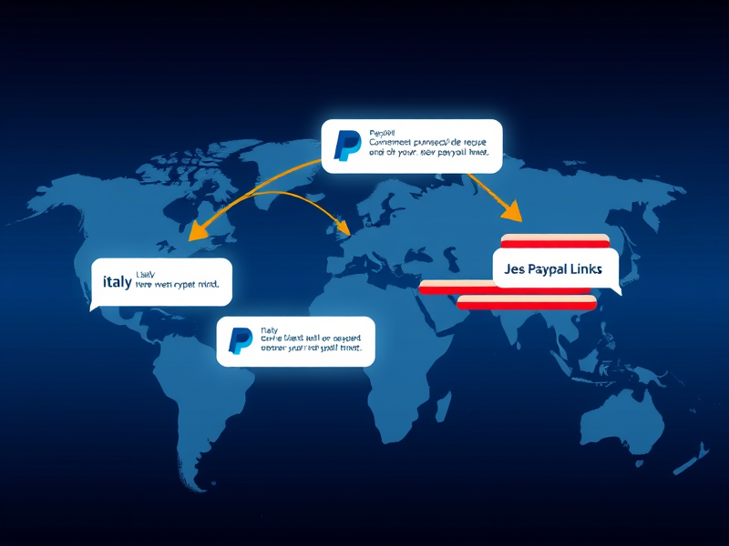 PayPal users can use links for sending payments or requests.