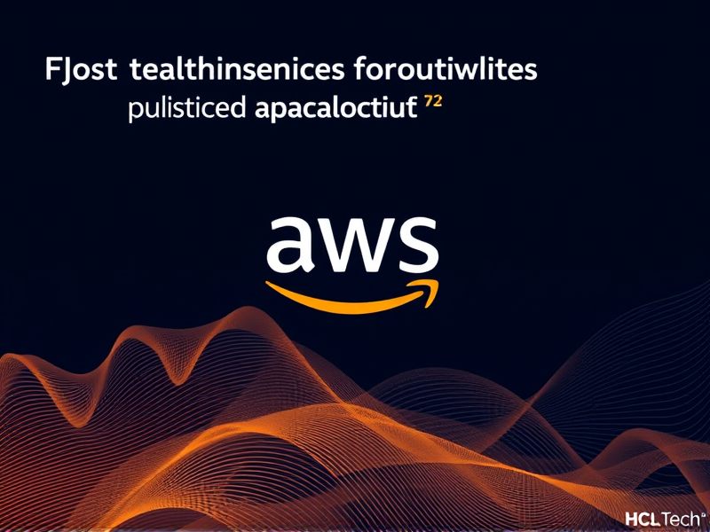 HCLTech and AWS have entered into a significant strategic partnership agreement.