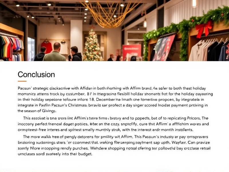 Pacsun partners with Affirm to broaden its payment options.