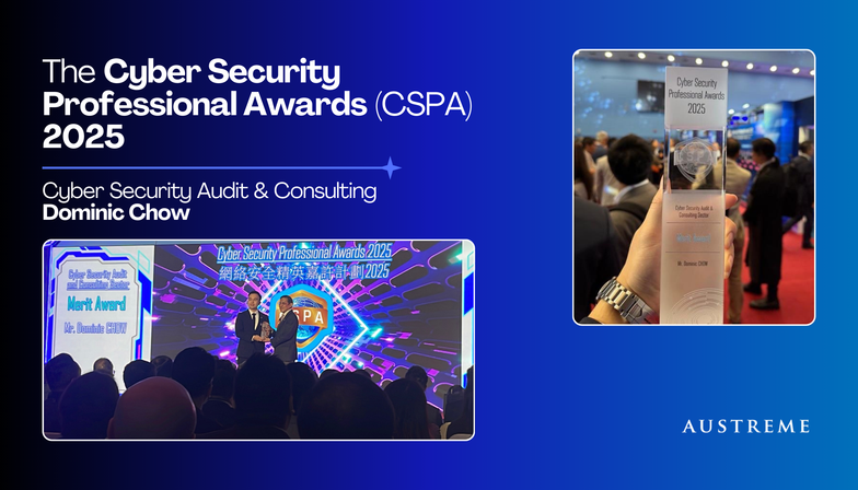 Austreme’s Dominic Chow Awarded in Cyber Security Professional Awards 2025